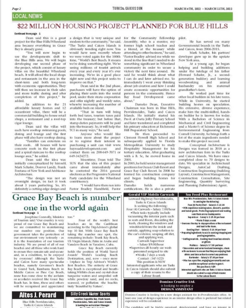 Bay Road Development News 2